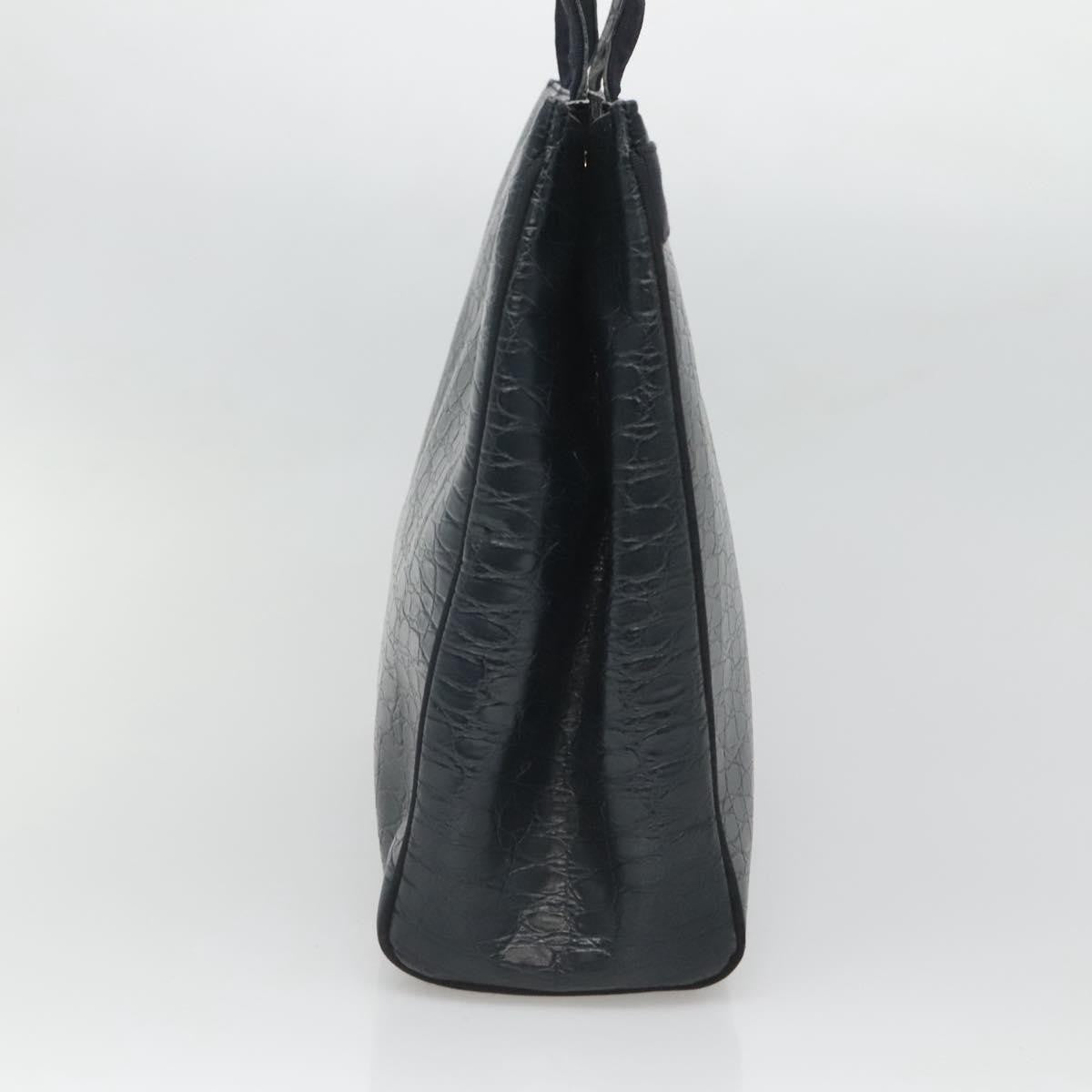 Salvatore Ferragamo Vara shoulder Bag Leather, NAVY, LEATHER, Shoulder bag