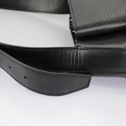 Louis Vuitton Vintage Sac d'Epaule Handbag Epi Leather, BLACK, LEATHER, Handbag