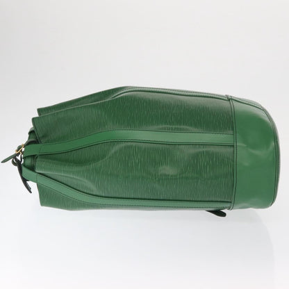 Louis Vuitton Randonnee Backpack Epi Leather, Green, Leather, Backpack