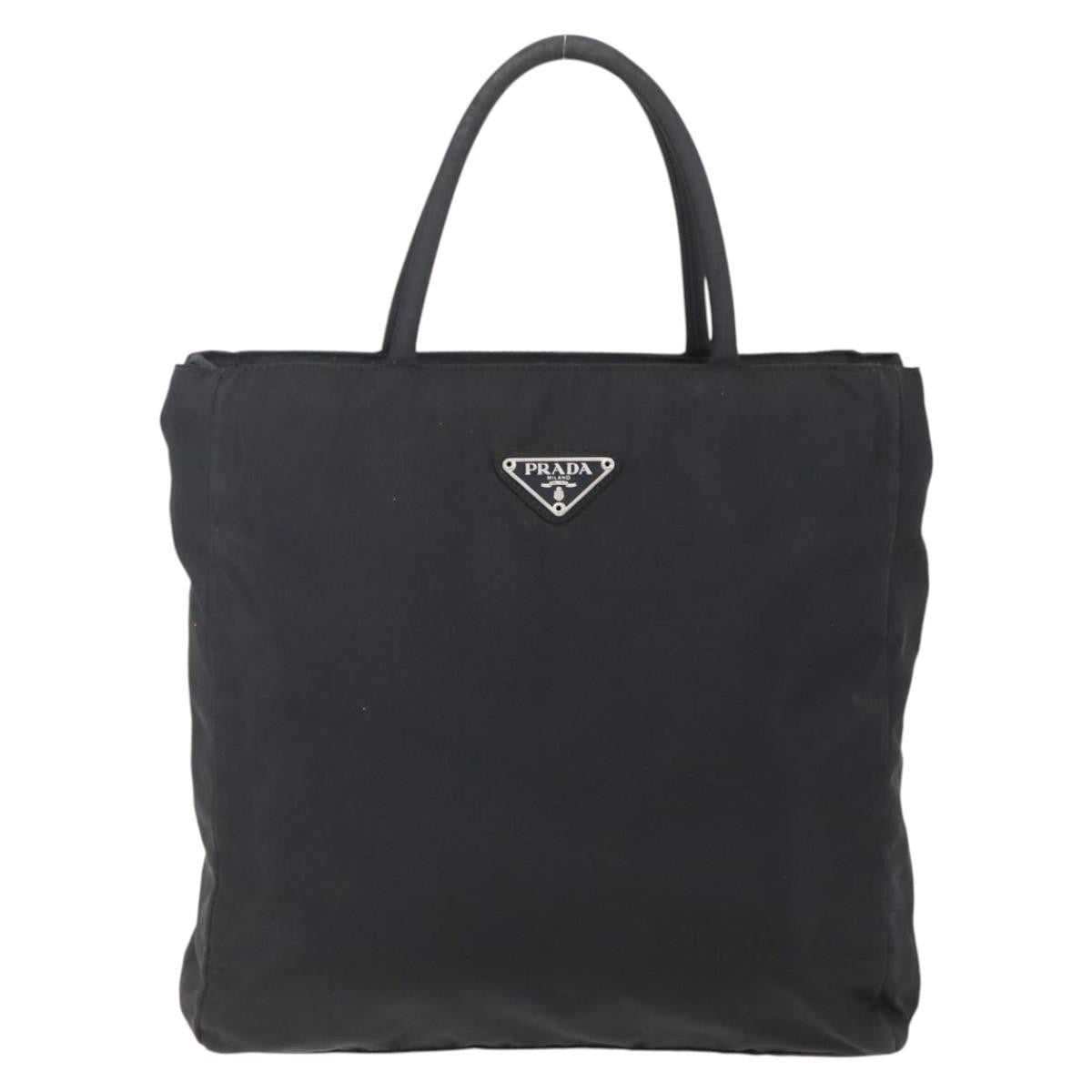 Prada Vintage Tote Tessuto, BLACK, NYLON, Tote bag