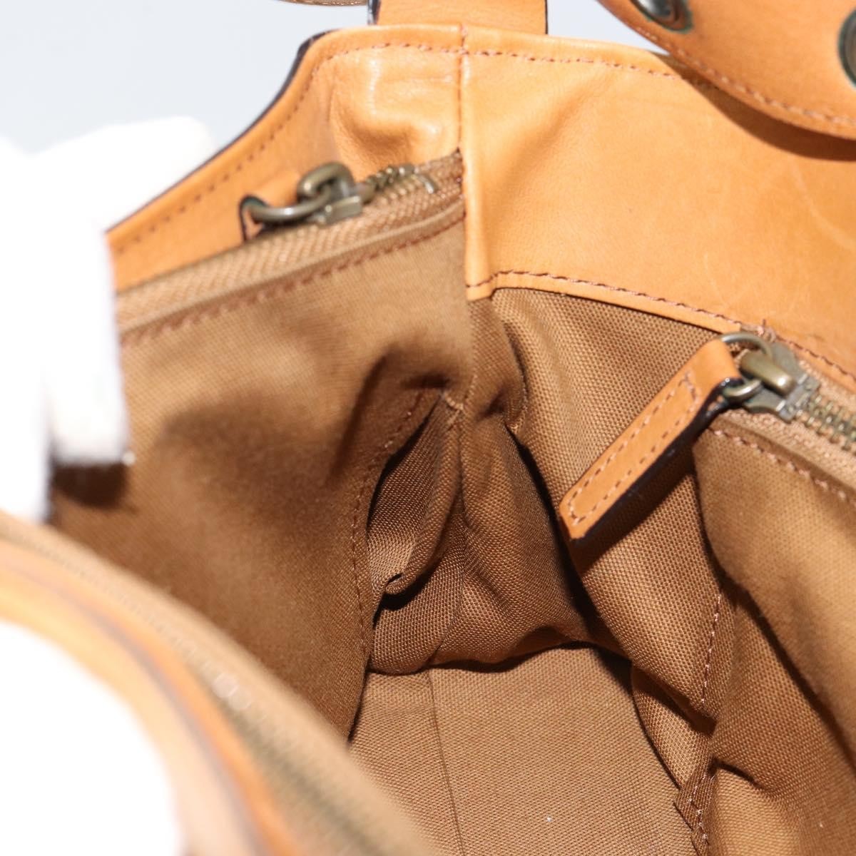 Chloe Vintage handbag Leather, BROWN, LEATHER, Shoulder bag