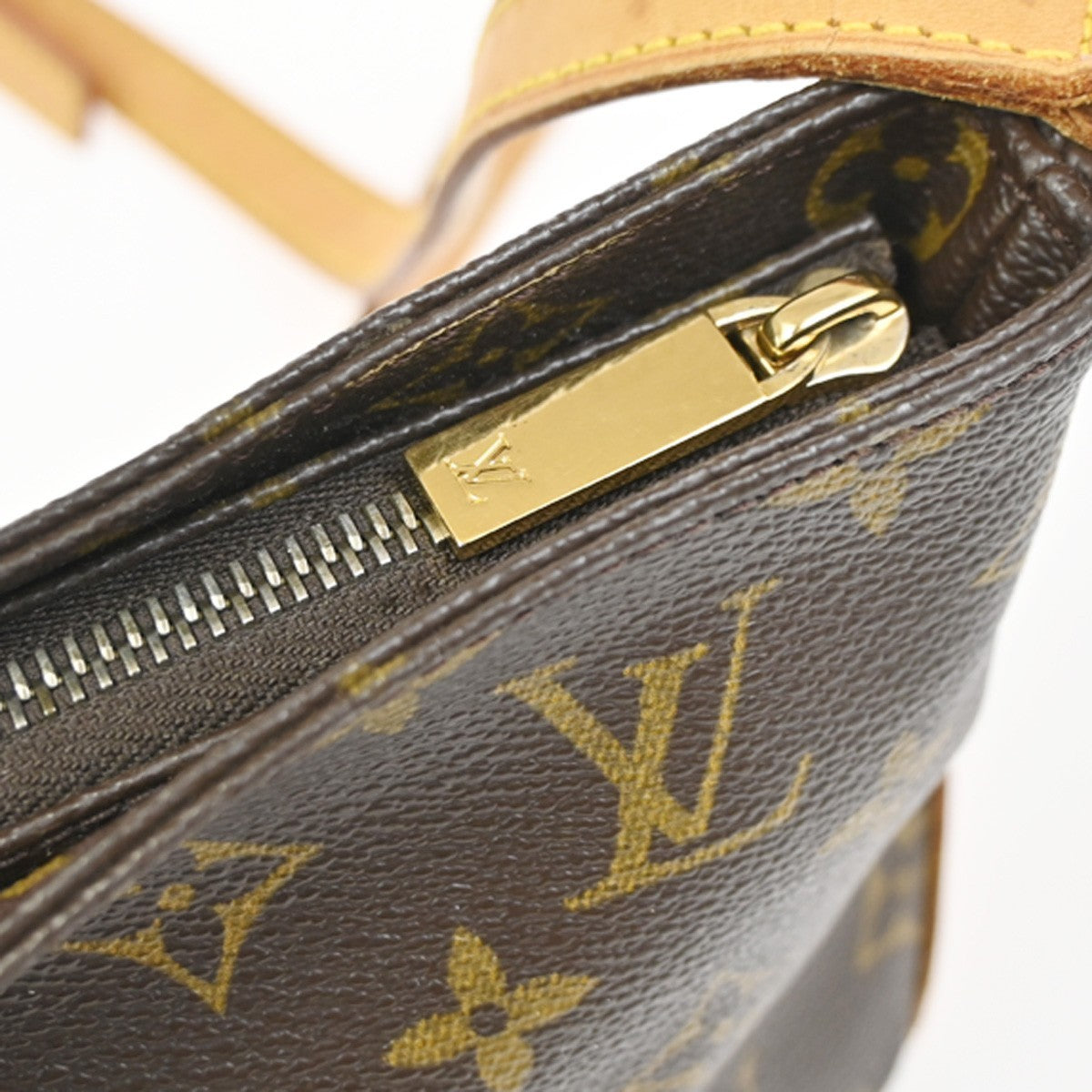 Louis Vuitton Trotteur Handbag Monogram Canvas, Brown, Canvas, Shoulder Bag