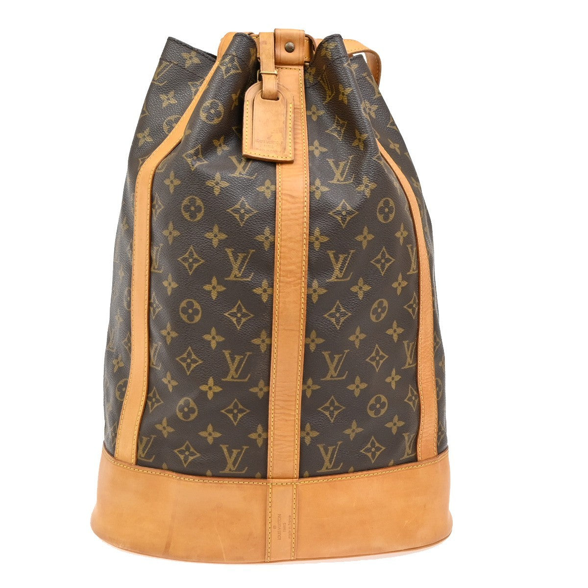 Louis Vuitton Randonnee Backpack Monogram Canvas, BROWN, CANVAS, Shoulder bag