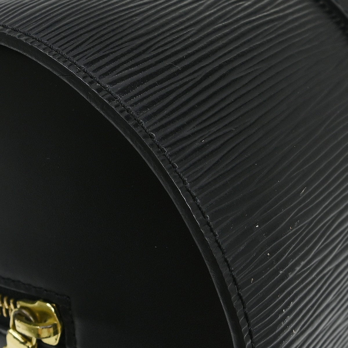 Louis Vuitton Soufflot Handbag Epi Leather, Black, Leather, Handbag