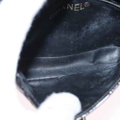 Chanel Vintage Flap Belt Bag Quilted Leather, BLACK, LEATHER, Clutche & pouche