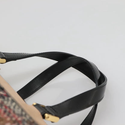 Burberry Nova Check Handbag Wool, BEIGE, WOOL, Handbag