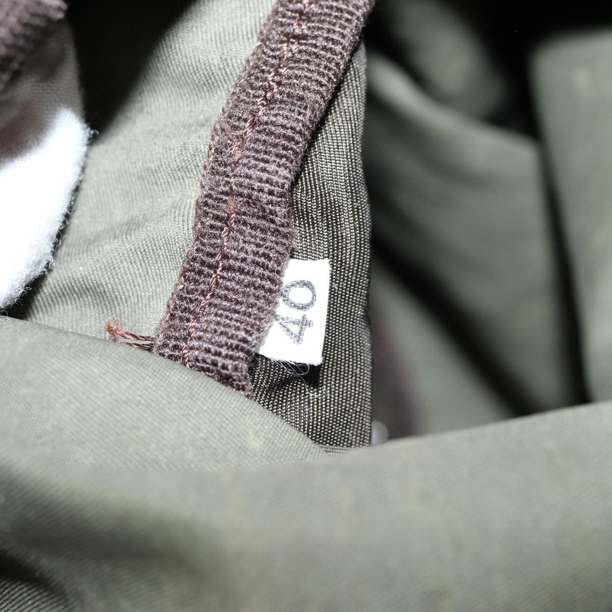 Prada Vintage Shoulder Bag Tessuto, KHAKI, NYLON, Shoulder bag