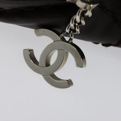 Chanel Expandable Zip Around Frame Bag Quilted Leather, BROWN, LEATHER, Handbag