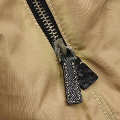 Prada Convertible Chain Tote Quilted Tessuto, BEIGE, NYLON, Tote bag