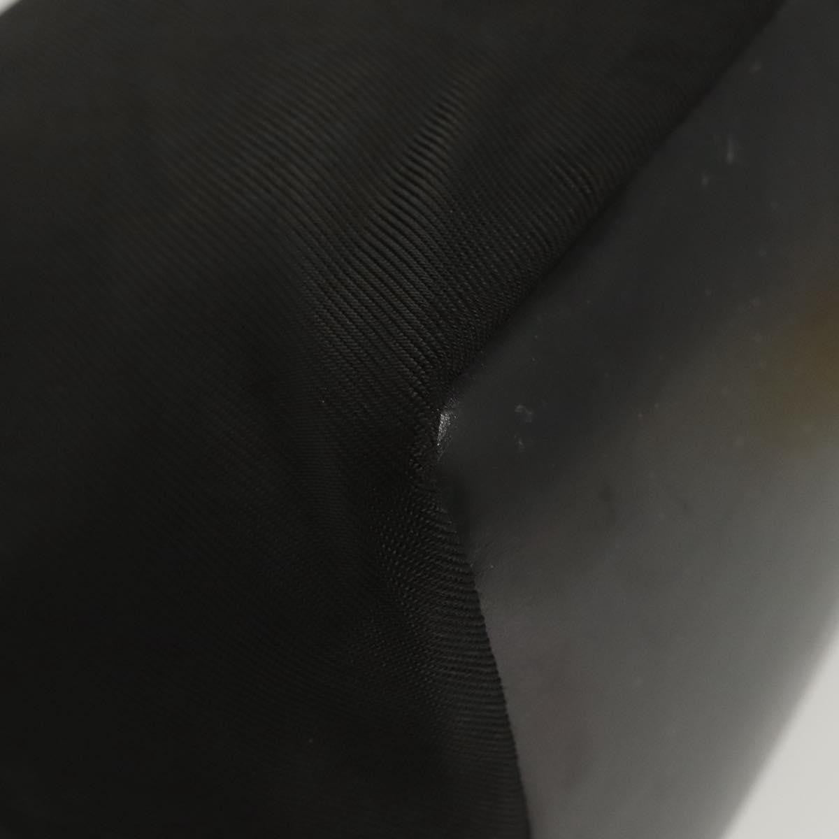 Gucci Vintage Bamboo Handle Bag Nylon, BLACK, NYLON, Handbag