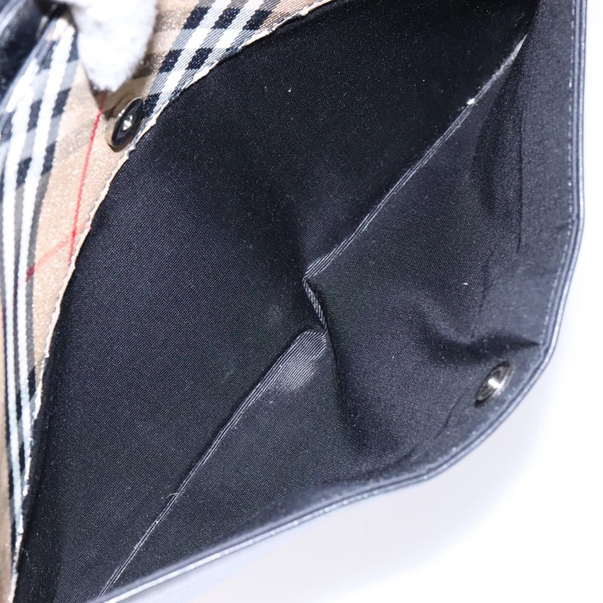 Burberry Nova Check Handbag Nova Check Canvas and leather, BLACK, LEATHER, Handbag