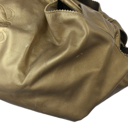 Loewe Anagram Logo Nappa Aire Hand Bag Leather, GOLD, LEATHER, Handbag