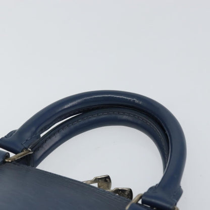 Louis Vuitton Alma Handbag Epi Leather, NAVY, LEATHER, Handbag