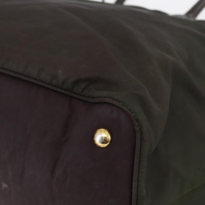 Prada Open Tote Tessuto, KHAKI, NYLON, Tote bag