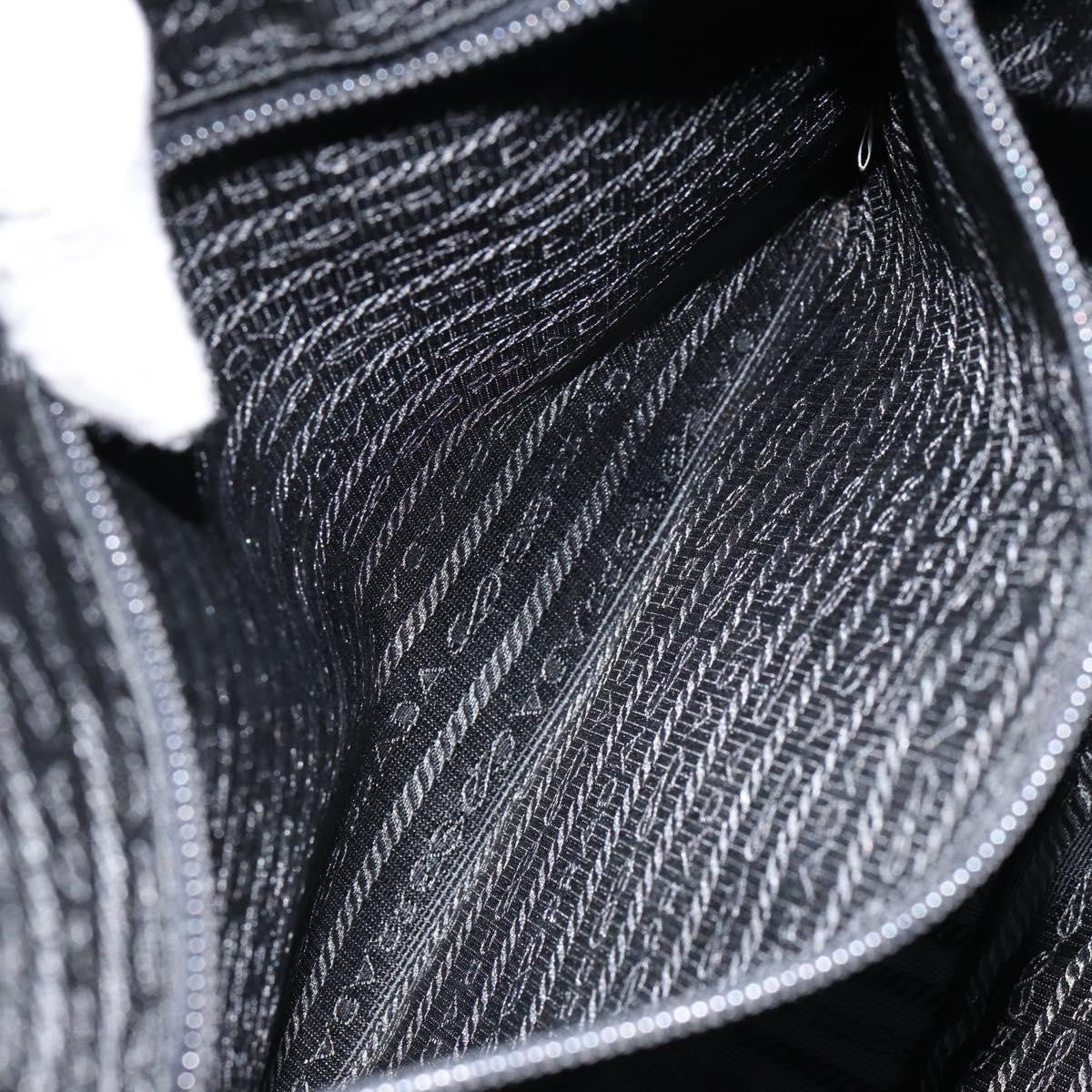 Prada Vintage Handbag Leather, BLACK, LEATHER, Shoulder bag