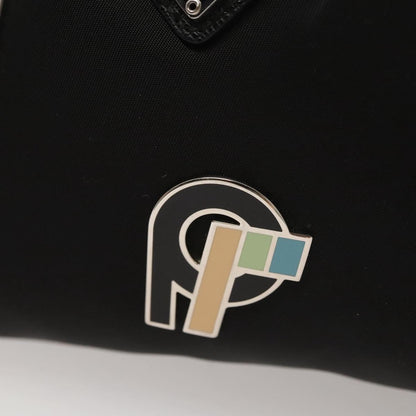 Prada Zip Pouch Tessuto, SILVER, NYLON, Clutche & pouche