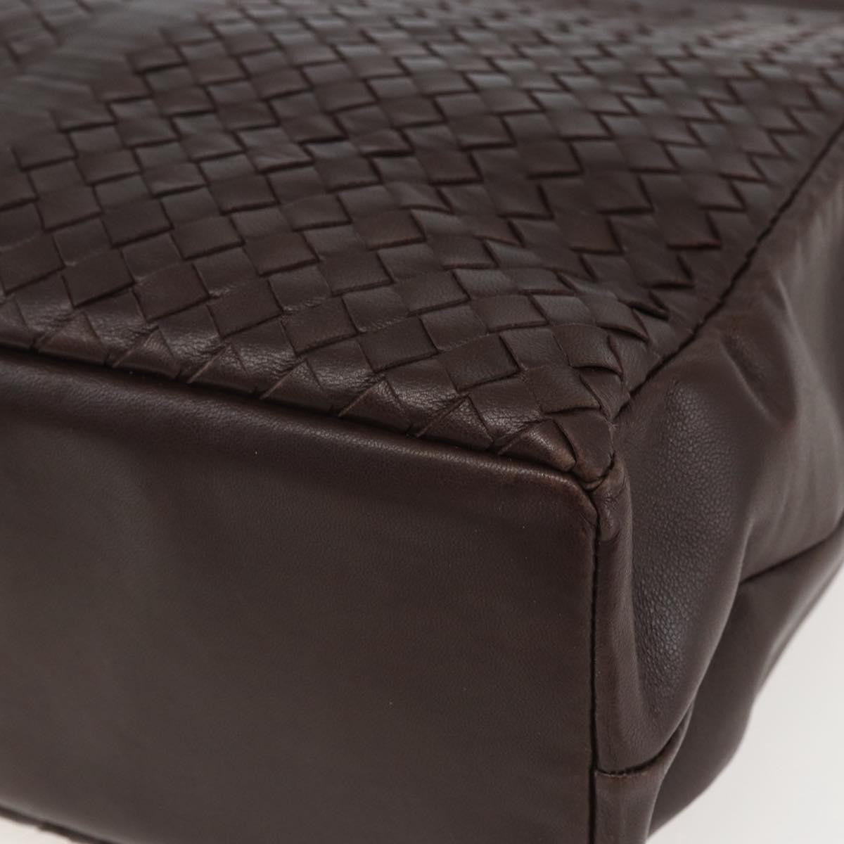 Bottega Veneta Intrecciato Handbag Leather, BROWN, LEATHER, Handbag