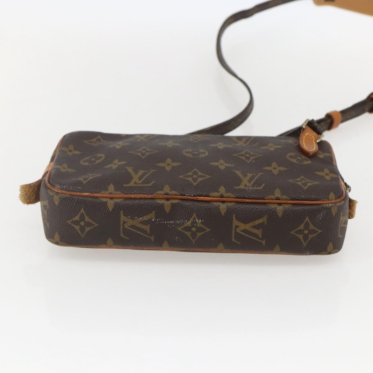 Louis Vuitton Pochette Marly Bandouliere Bag Monogram Canvas, BROWN, CANVAS, Clutche & pouche