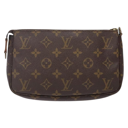 Louis Vuitton Pochette Accessoires Monogram Canvas, BROWN, CANVAS, Clutche & pouche