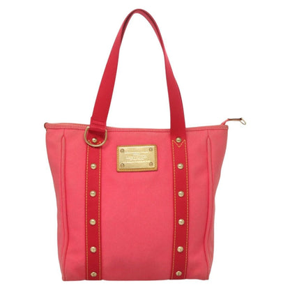 Louis Vuitton Antigua Tote Canvas, PINK, CANVAS, Tote bag