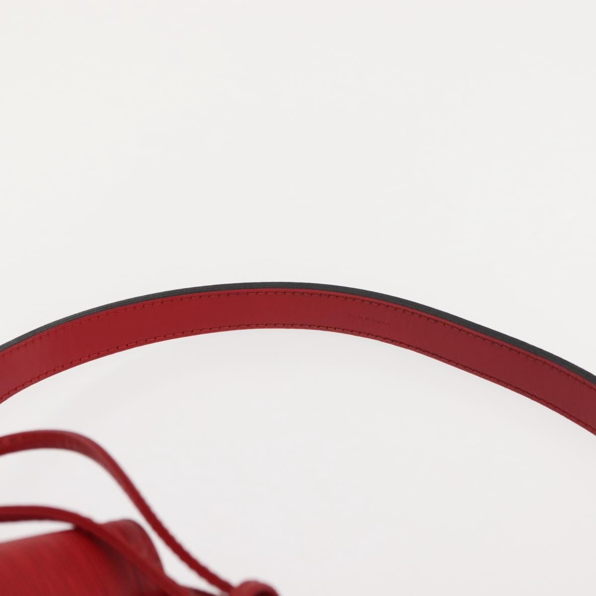 Louis Vuitton Noe Handbag Epi leather, RED, LEATHER, Shoulder bag