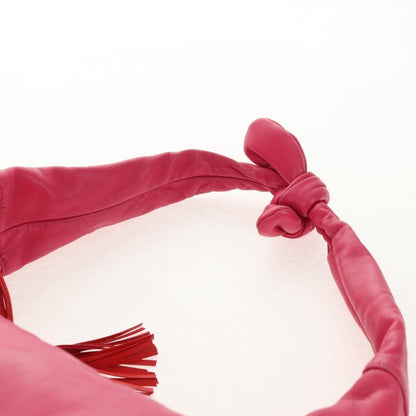 Loewe Anagram Shoulder Bag Leather, PINK, LEATHER, Shoulder bag