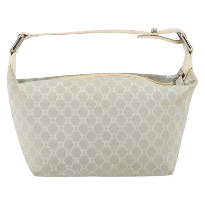 Celine Macadam Handbag Macadam with leather, SILVER, CANVAS, Handbag