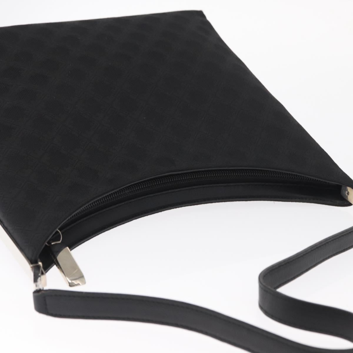 Salvatore Ferragamo Vintage Shoulder Bag Canvas, Black, Canvas, Shoulder Bag