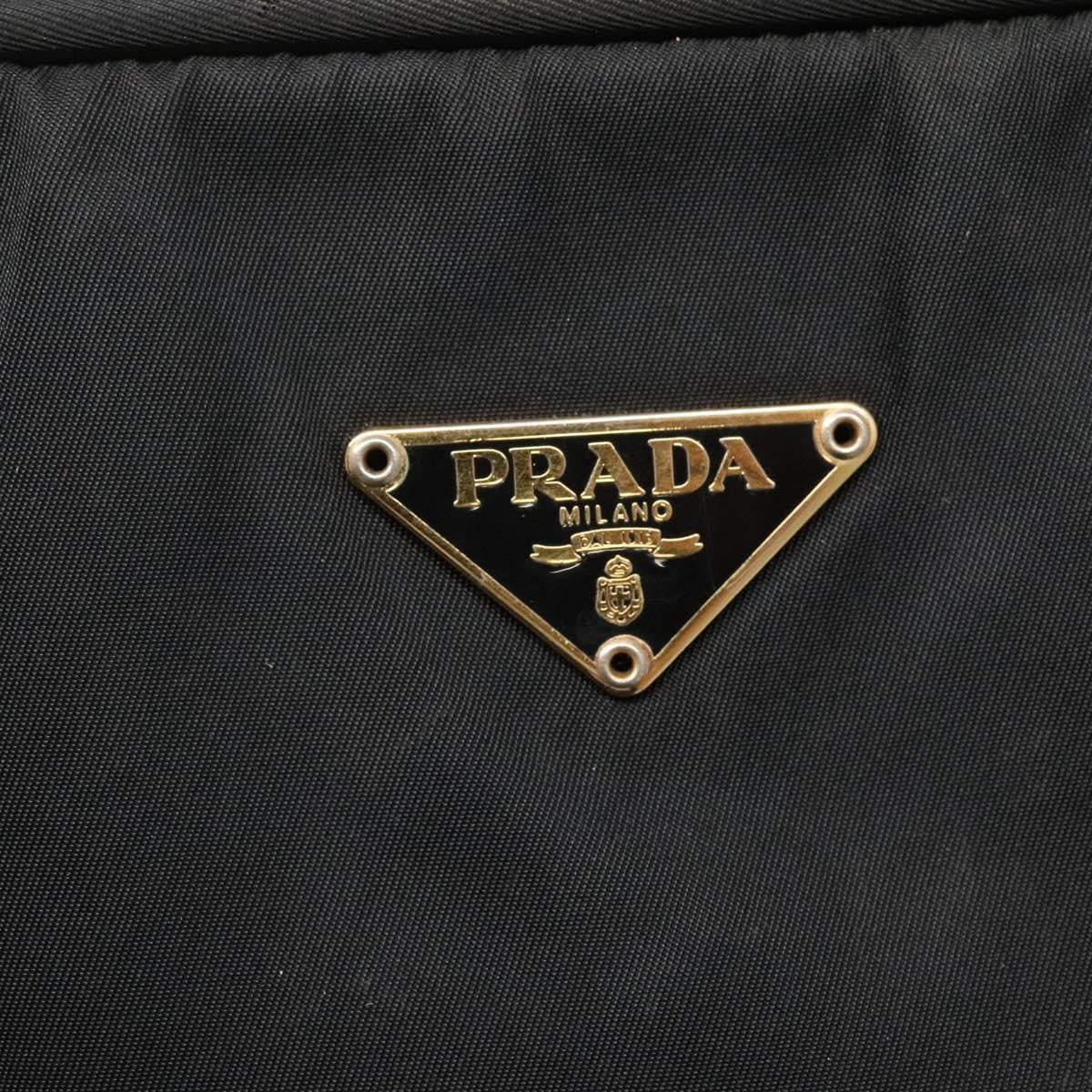 Prada Vintage Handbag Tessuto, BLACK, NYLON, Handbag