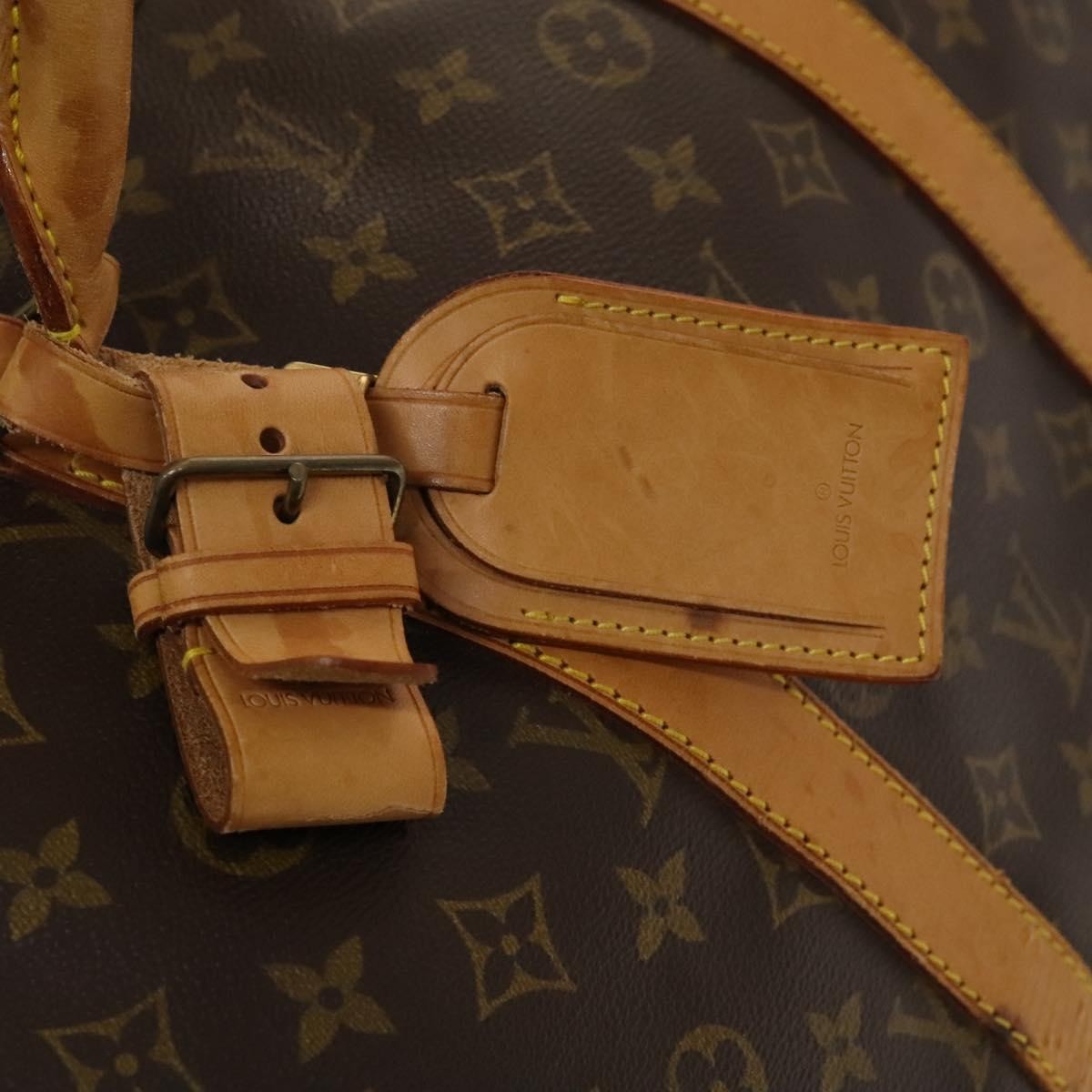 Louis Vuitton Keepall Bandouliere Bag Monogram Canvas, BROWN, CANVAS, Travel bag