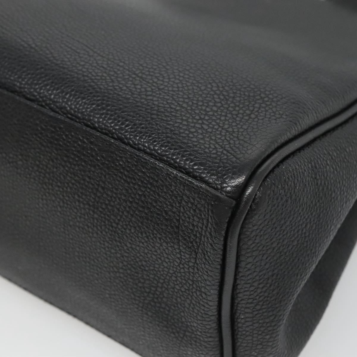 Burberry Vintage Handbag Leather, BLACK, LEATHER, Handbag