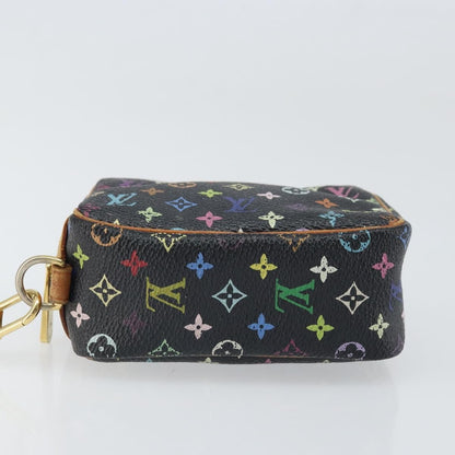 Louis Vuitton Wapity Trousse Pouch Monogram Multicolor, BLACK, CANVAS, Clutche & pouche