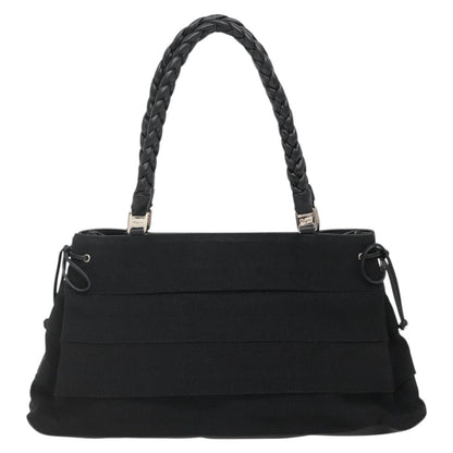 Salvatore Ferragamo Vala tote Canvas, BLACK, CANVAS, Tote bag
