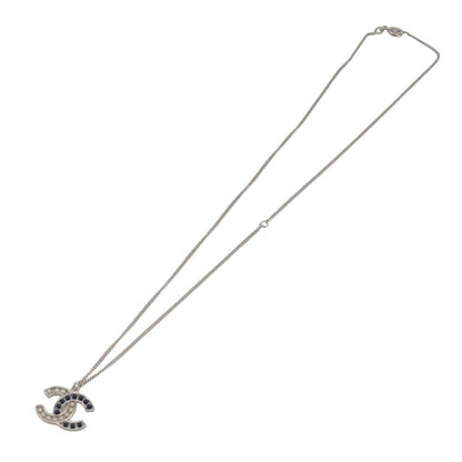 Chanel CC Pendant Necklace Metal, SILVER, METAL, Necklace