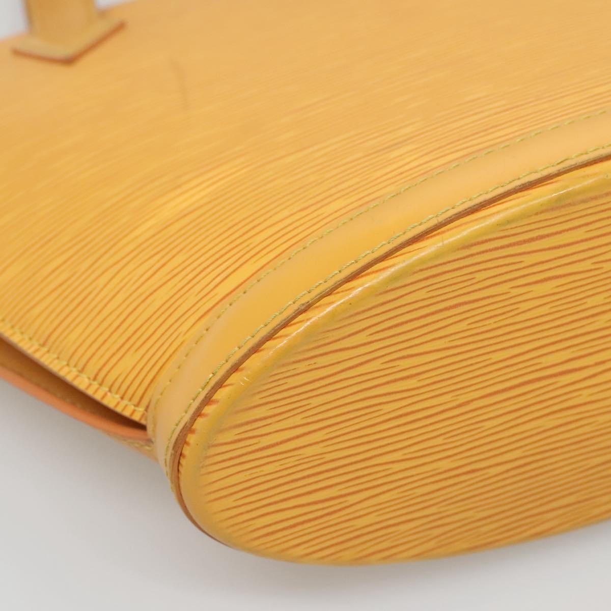 Louis Vuitton Saint Jacques Handbag Epi Leather, YELLOW, LEATHER, Handbag