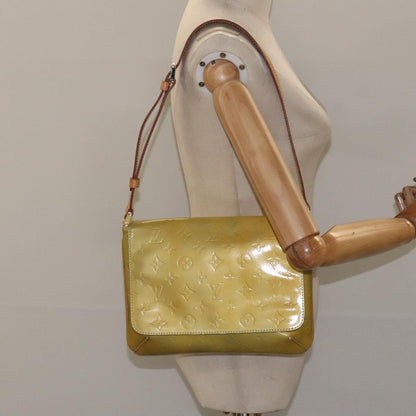Louis Vuitton Thompson Street Handbag Monogram Vernis, BEIGE, PATENT_LEATHER, Handbag