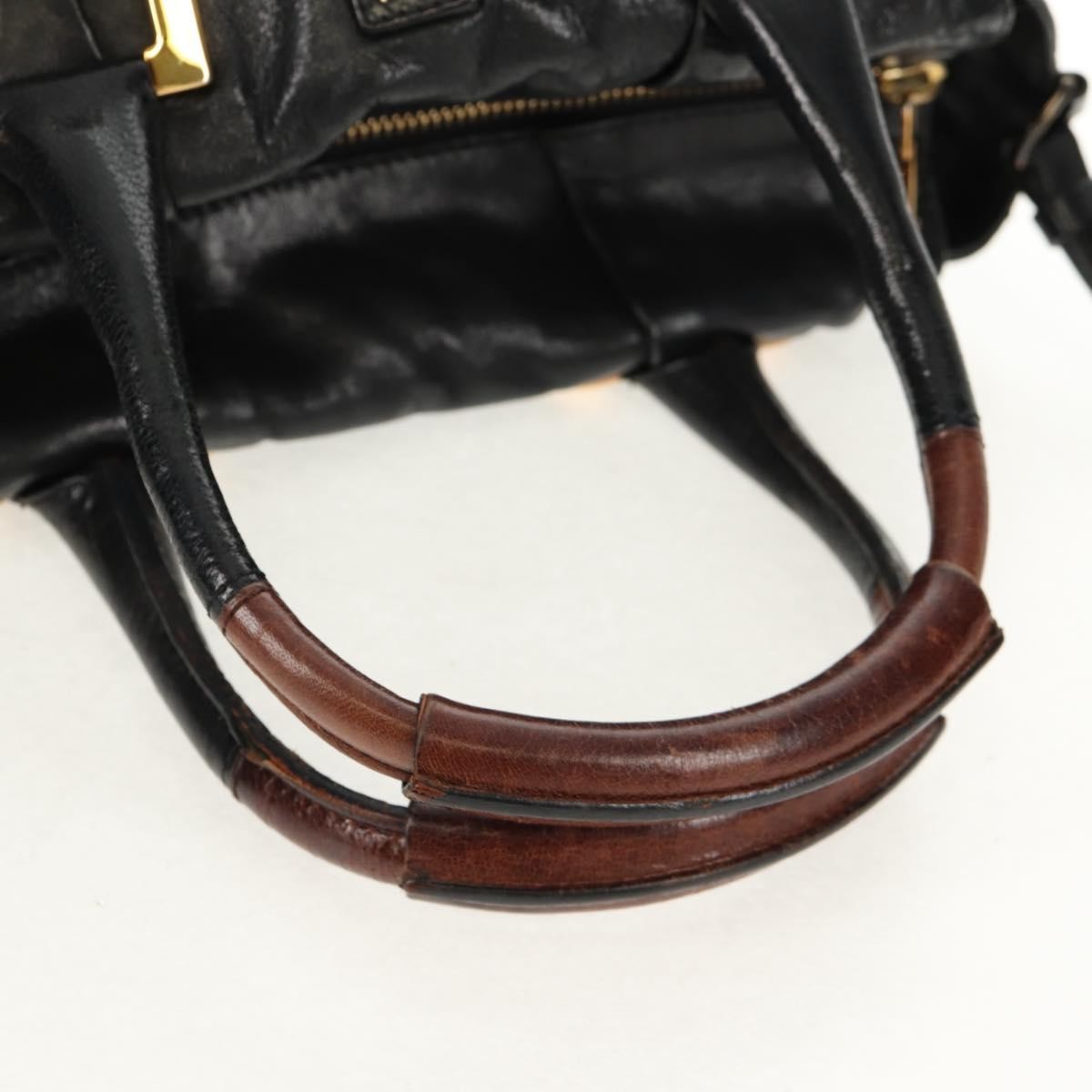 Chloe Ethel Handbag Leather, BLACK, LEATHER, Handbag