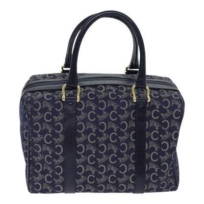 Celine C Sulky Boston bag Canvas, NAVY, CANVAS, Travel bag