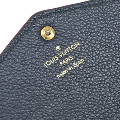 Louis Vuitton Sarah Wallet NM Monogram Empreinte Leather, NAVY, LEATHER, Wallets