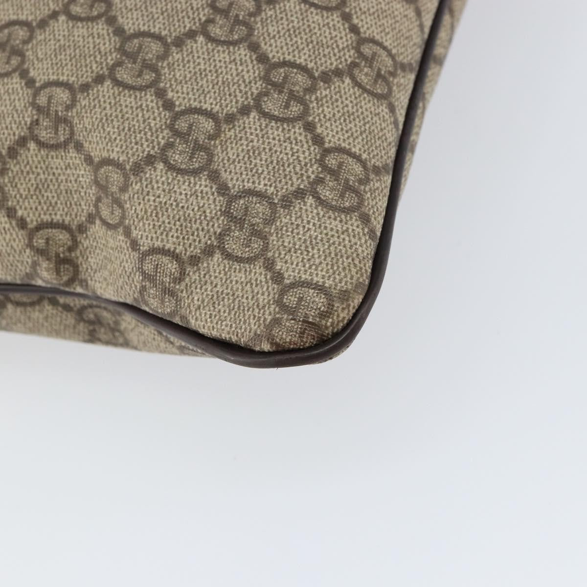 Gucci Flat Messenger Bag GG Canvas, BEIGE, CANVAS, Shoulder bag