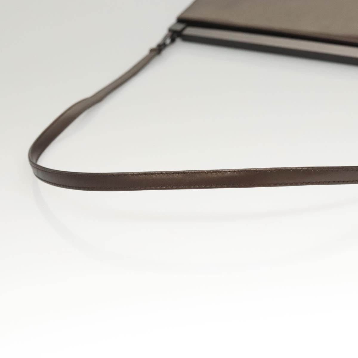 Gucci Vintage Shoulder Bag Leather, BROWN, LEATHER, Shoulder bag