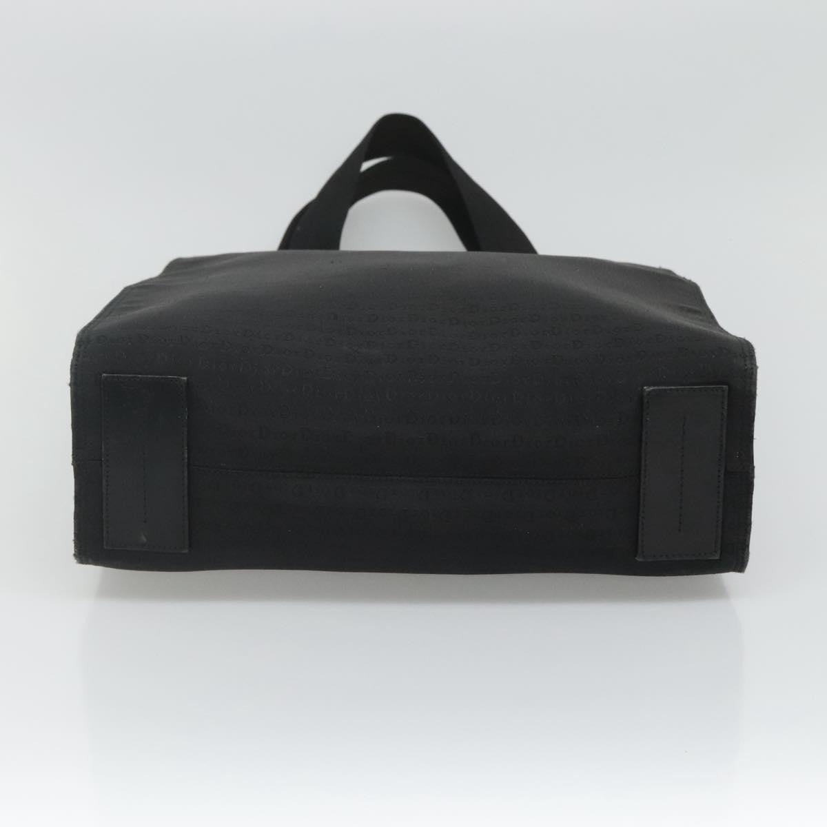 Christian Dior Vintage Tote Canvas, BLACK, CANVAS, Tote bag
