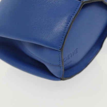 Loewe Elephant Bag Leather, BLUE, LEATHER, Bag