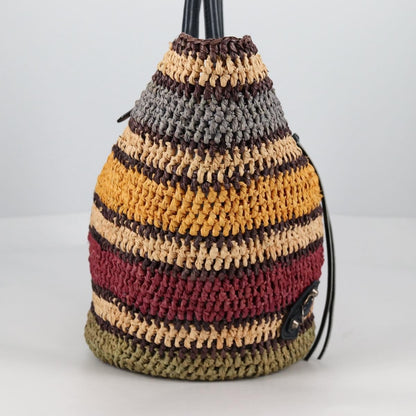 Balenciaga Panier Basket Tote Woven Raffia, MULTICOLOUR, WOOD, Tote bag