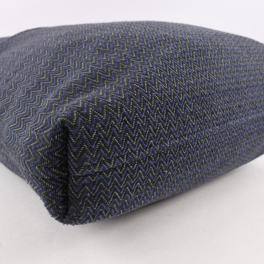 Hermes Vintage Sac De Pansage Shoulder Bag Toile, BLUE, CANVAS, Shoulder bag