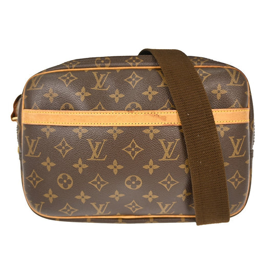 Louis Vuitton Reporter Bag Monogram Canvas, BROWN, CANVAS, Shoulder bag