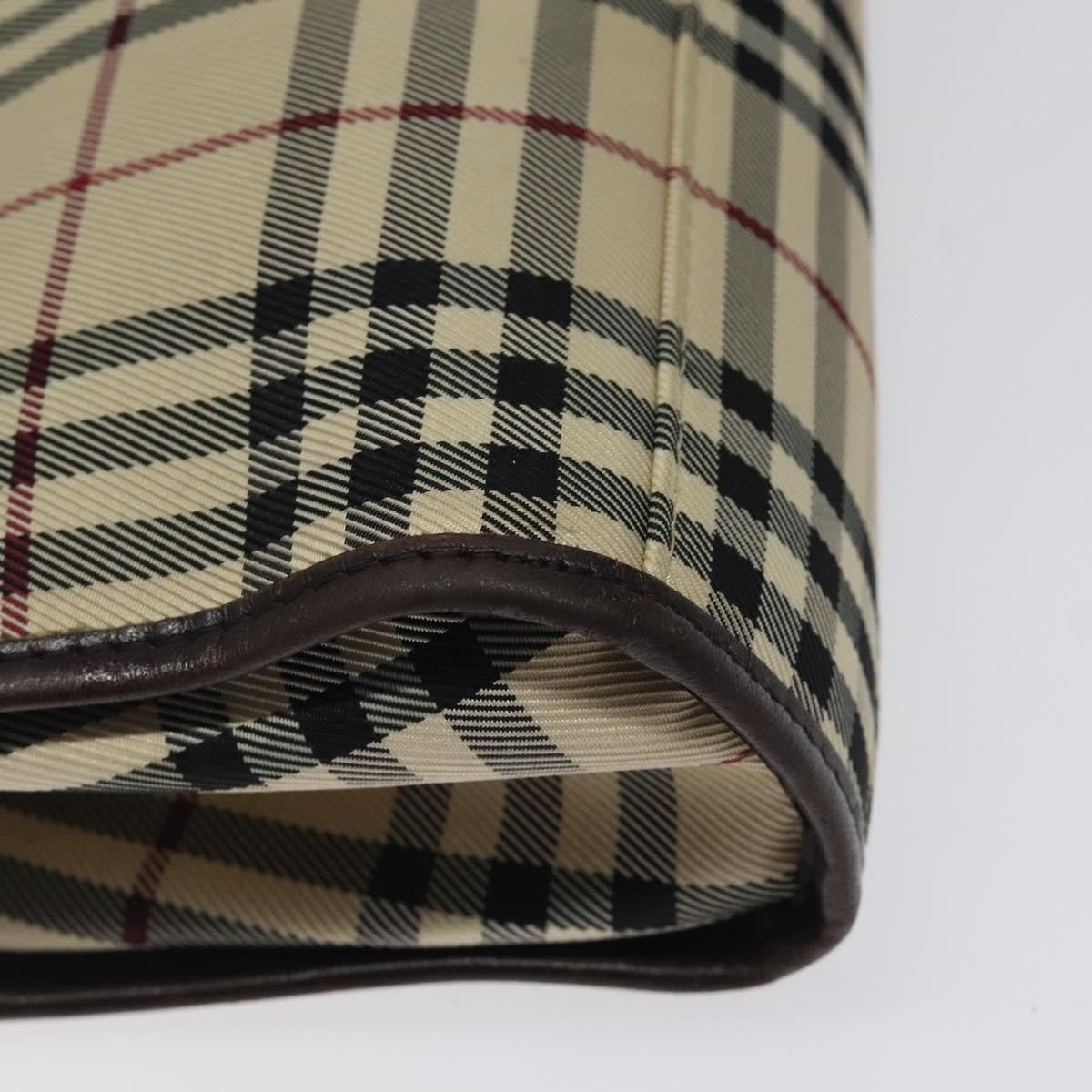 Burberry Nova Check Handbag Nova Check Canvas and leather, BEIGE, NYLON, Handbag