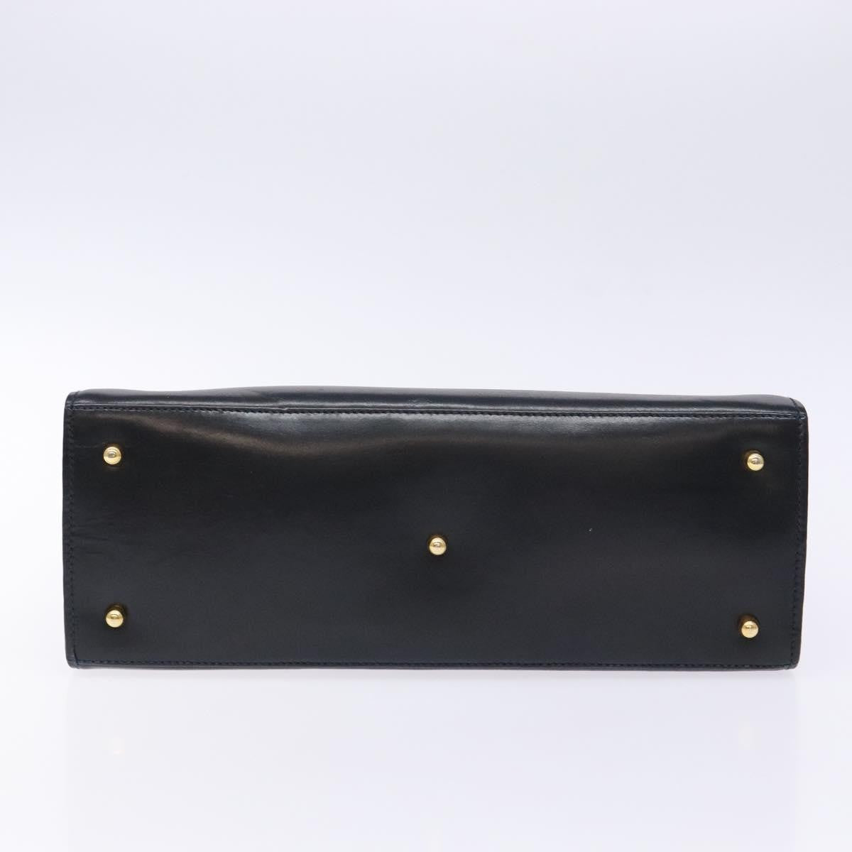 Gucci Lady Lock Leather, NAVY, LEATHER, Handbag