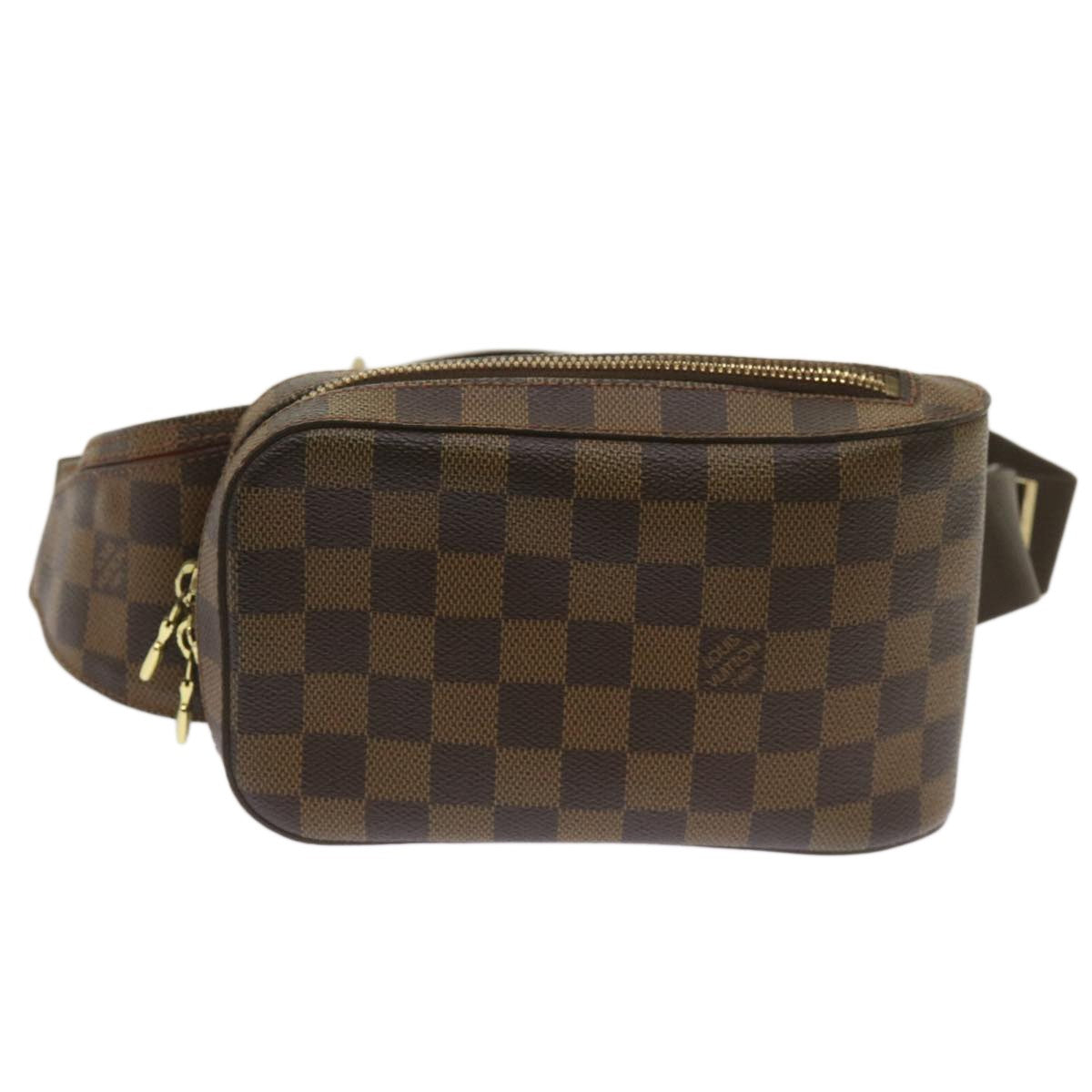 Louis Vuitton Geronimos Waist Bag Damier, BROWN, CANVAS, Shoulder bag