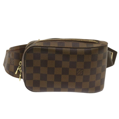 Louis Vuitton Geronimos Waist Bag Damier, BROWN, CANVAS, Shoulder bag